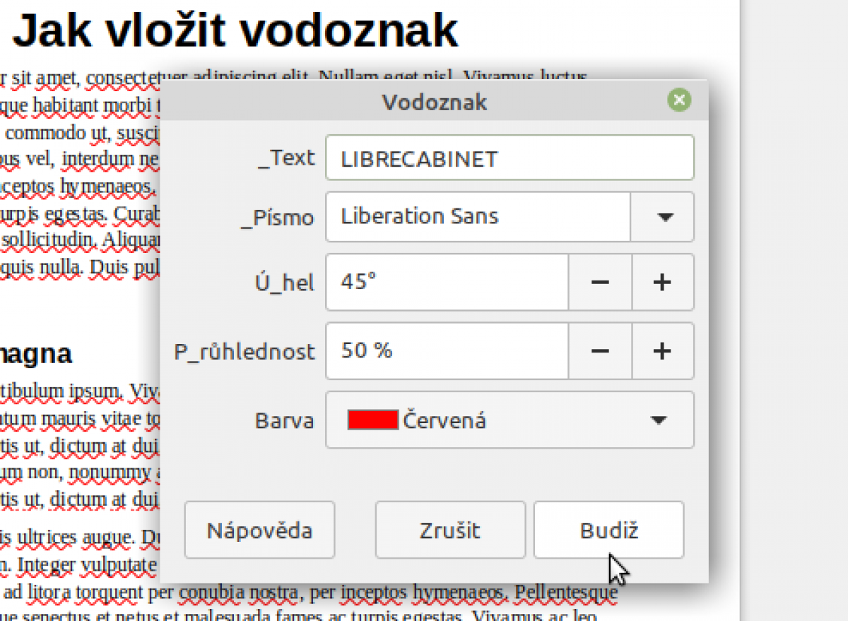 Vodoznak Writer 02 