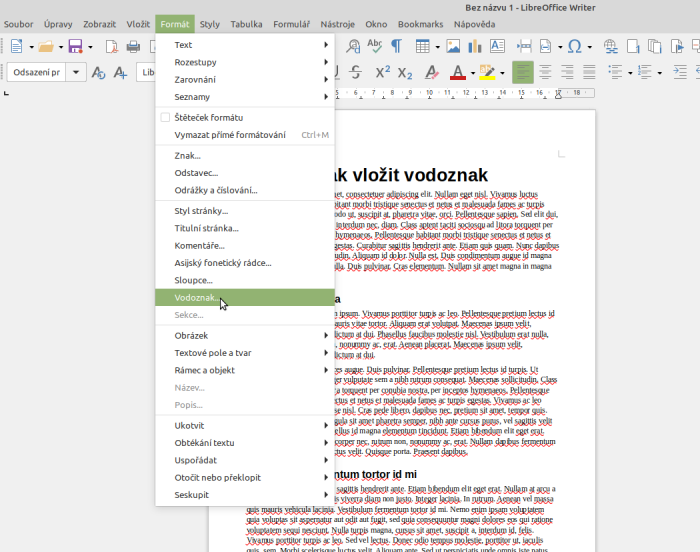 Vodoznak Writer 01 