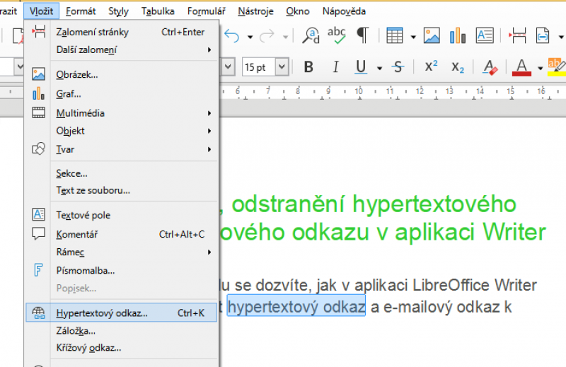 Vytvo En Hypertextov Ho Odkazu Writer Vytvo En Hypertextov Ho Odkazu Writer