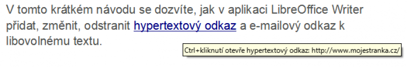 Vytvo En Hypertextov Odkaz